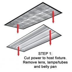 Commercial Electric 4 ft. x 2 ft. 100-Watt Equivalent Integrated LED White Retrofit Troffer Kit 4000K Bright White 5000 Lumens (4-Pack) 13 Commercial Electric 4 ft. x 2 ft. 100-Watt Equivalent Integrated LED White Retrofit Troffer Kit 4000K Bright White 5000 Lumens (4-Pack) -Commercial Electric Sales white commercial electric troffers 54328131 4pk 40 1000