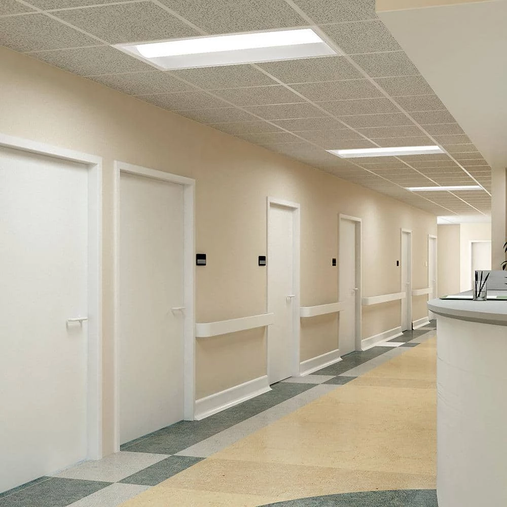 Commercial Electric 4 ft. x 2 ft. 100-Watt Equivalent Integrated LED White Retrofit Troffer Kit 4000K Bright White 5000 Lumens (4-Pack) 8 Commercial Electric 4 ft. x 2 ft. 100-Watt Equivalent Integrated LED White Retrofit Troffer Kit 4000K Bright White 5000 Lumens (4-Pack) - Image 6