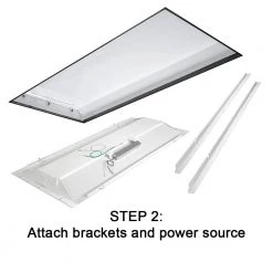 Commercial Electric 4 ft. x 2 ft. 100-Watt Equivalent Integrated LED White Retrofit Troffer Kit 4000K Bright White 5000 Lumens (4-Pack) 14 Commercial Electric 4 ft. x 2 ft. 100-Watt Equivalent Integrated LED White Retrofit Troffer Kit 4000K Bright White 5000 Lumens (4-Pack) -Commercial Electric Sales white commercial electric troffers 54328131 4pk a0 1000