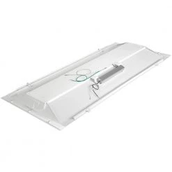 Commercial Electric 4 ft. x 2 ft. 100-Watt Equivalent Integrated LED White Retrofit Troffer Kit 4000K Bright White 5000 Lumens (4-Pack) 17 Commercial Electric 4 ft. x 2 ft. 100-Watt Equivalent Integrated LED White Retrofit Troffer Kit 4000K Bright White 5000 Lumens (4-Pack) -Commercial Electric Sales white commercial electric troffers 54328131 4pk c3 1000