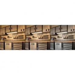 Commercial Electric 24 in. 11-Watt Plug-In Color Changing LED Under Cabinet Light 3-Position Switch Linkable 700 Lumens Cords Included -Commercial Electric Sales white commercial electric under cabinet lights 54194202 c3 1000