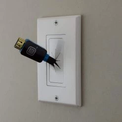 Commercial Electric Flexible Decor Insert - White -Commercial Electric Sales white commercial electric wall plate accessories 5086 wh 4f 1000