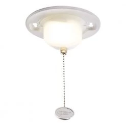 Commercial Electric 5 in. Closet Utility Light Lampholder with Pull Chain LED Flush Mount 650 Lumens 7-Watts 4000K Bright White -Commercial Electric Sales white pull chain commercial electric flush mount lights 564211410 4f 1000